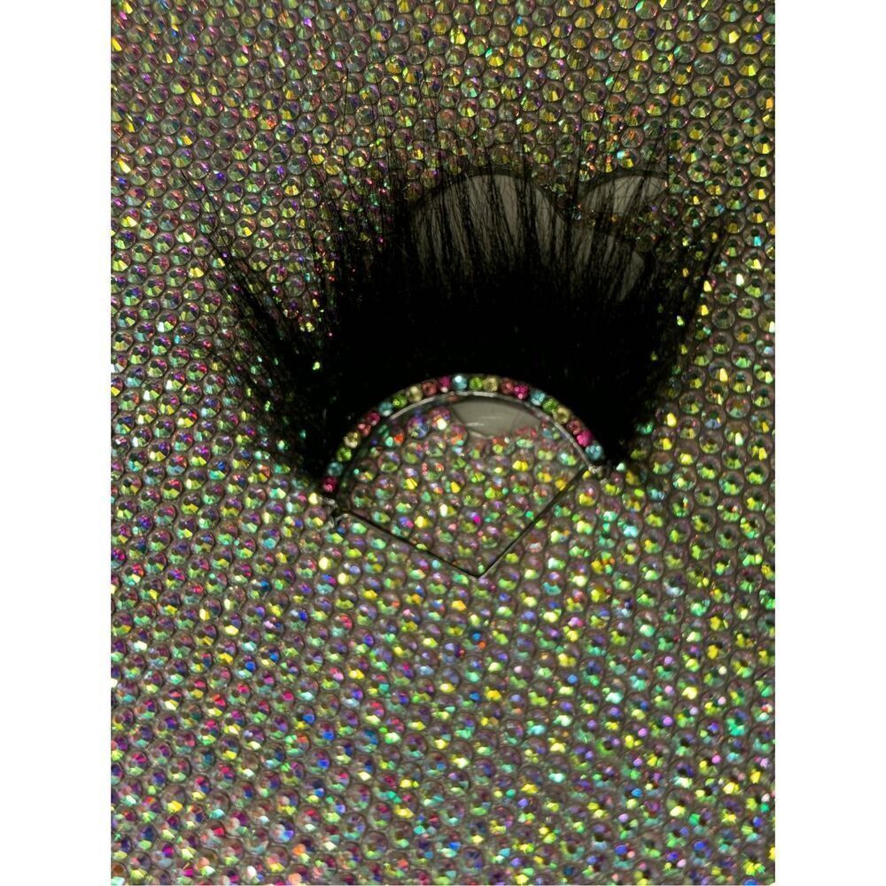 Betsey johnson xox x Trolls /happy pave fur/hair hoop cuff  earrings nwt - Picture 11 of 12